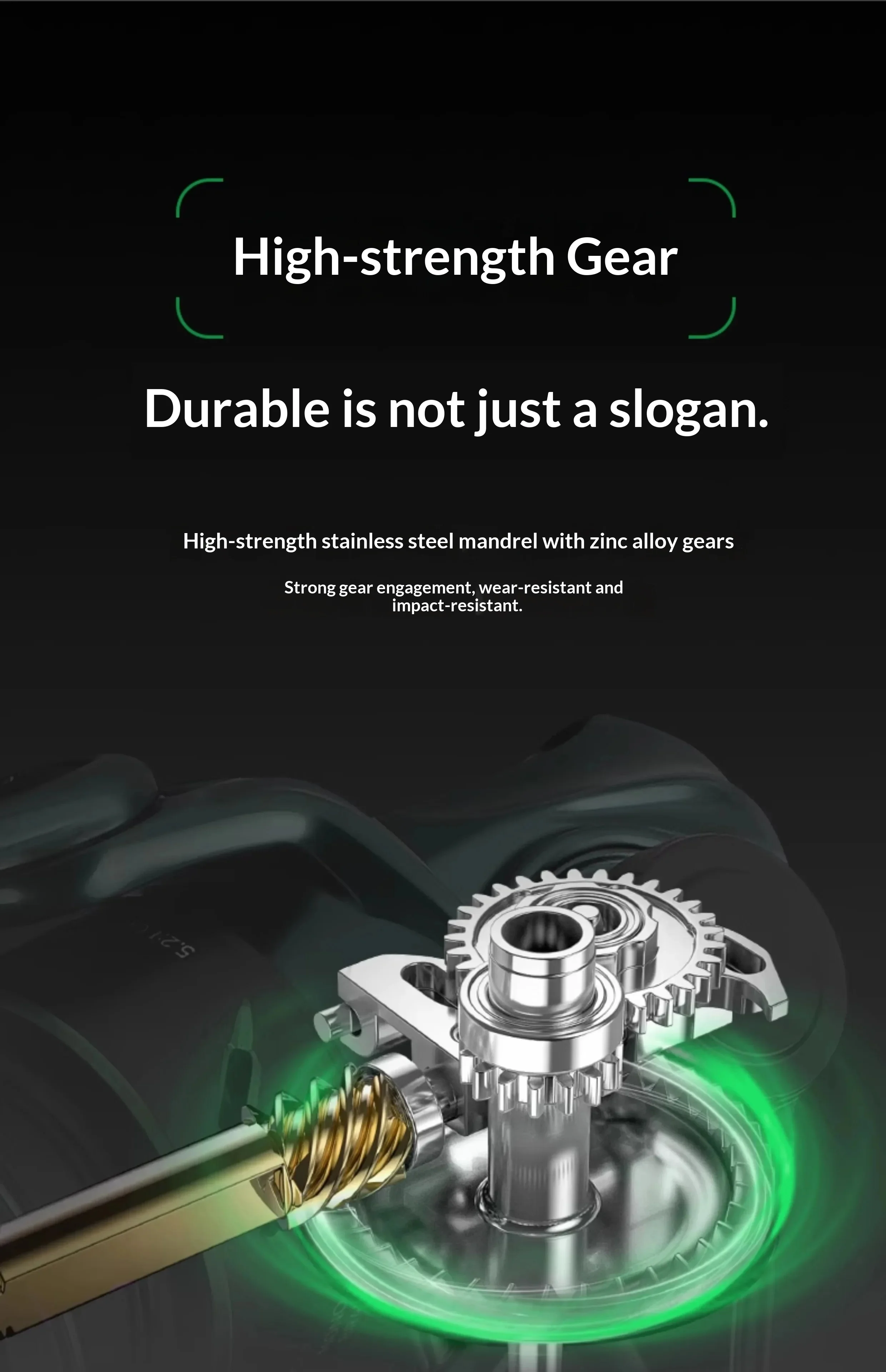 Cadence 250 Spinnfischrolle Mini Metallspule Ultraleicht Glatte Spule Angelrolle für Süß- und Salzwasser Pro – Detail 14
