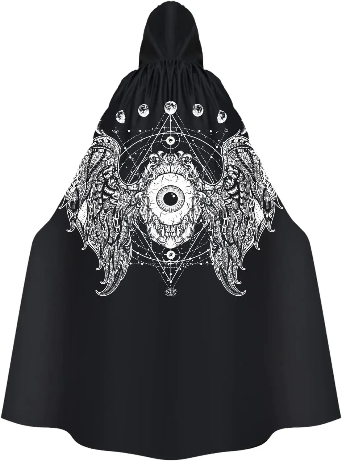 

Cool Pattern HD Printed Hooded Cape Witch Medieval Costume Cosplay Halloween Vampire Cloak Fashion Unisex Clothing