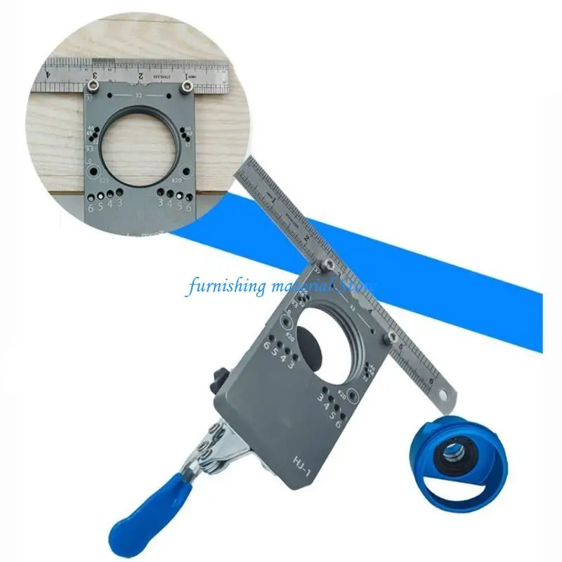 

Y5GD 35mm Concealed Hinge Jig Hinge Drilling Tool Set Suitable Door Hinges Tool for Cabinet Face Frame Cabinet Cupboard