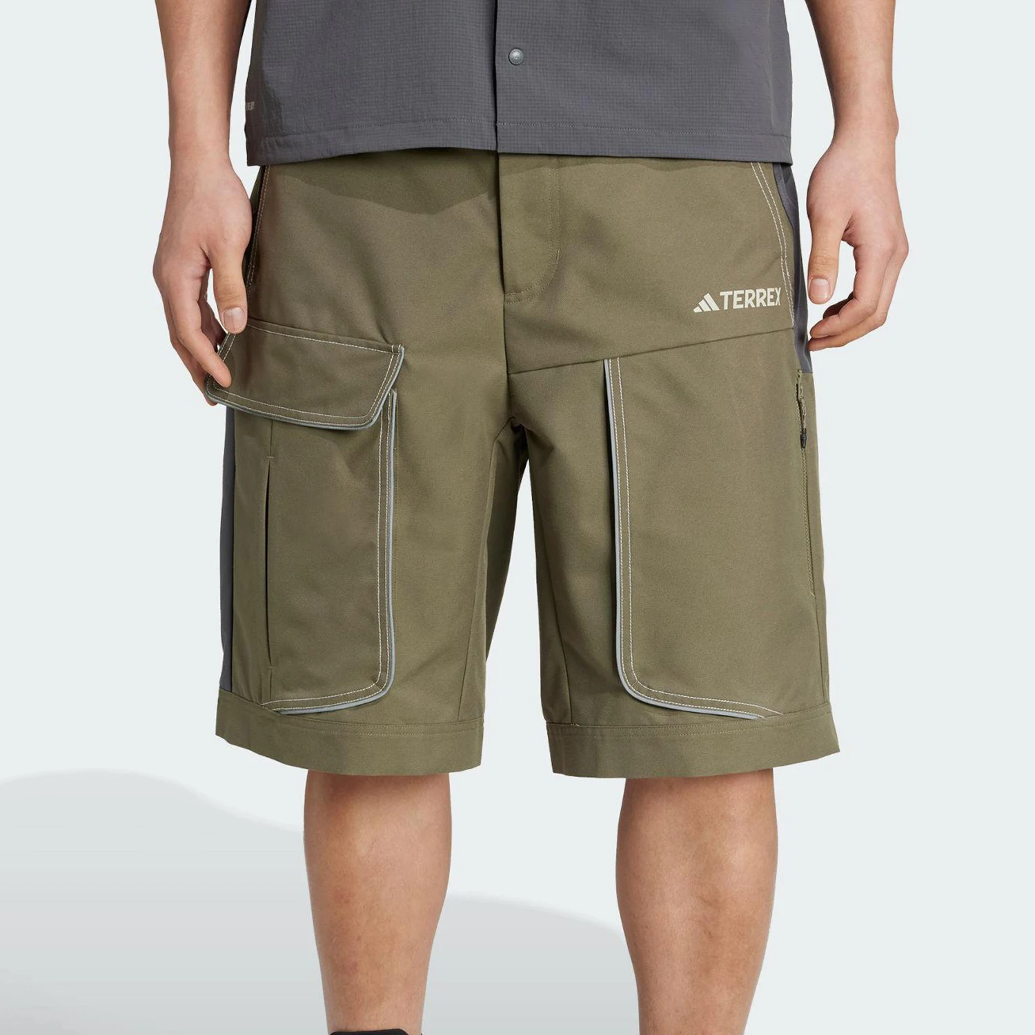Adidas genuine TERREX men's multi pocket outdoor loose shorts JD3487