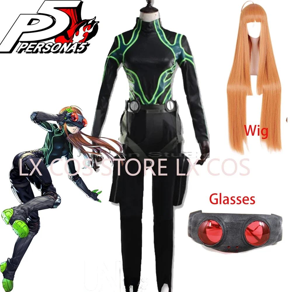 Anime Futaba Sakura Cosplay Costume Halloween Uniform Women Futaba Sakura Battle Clothing Carnival Party Outfits PF