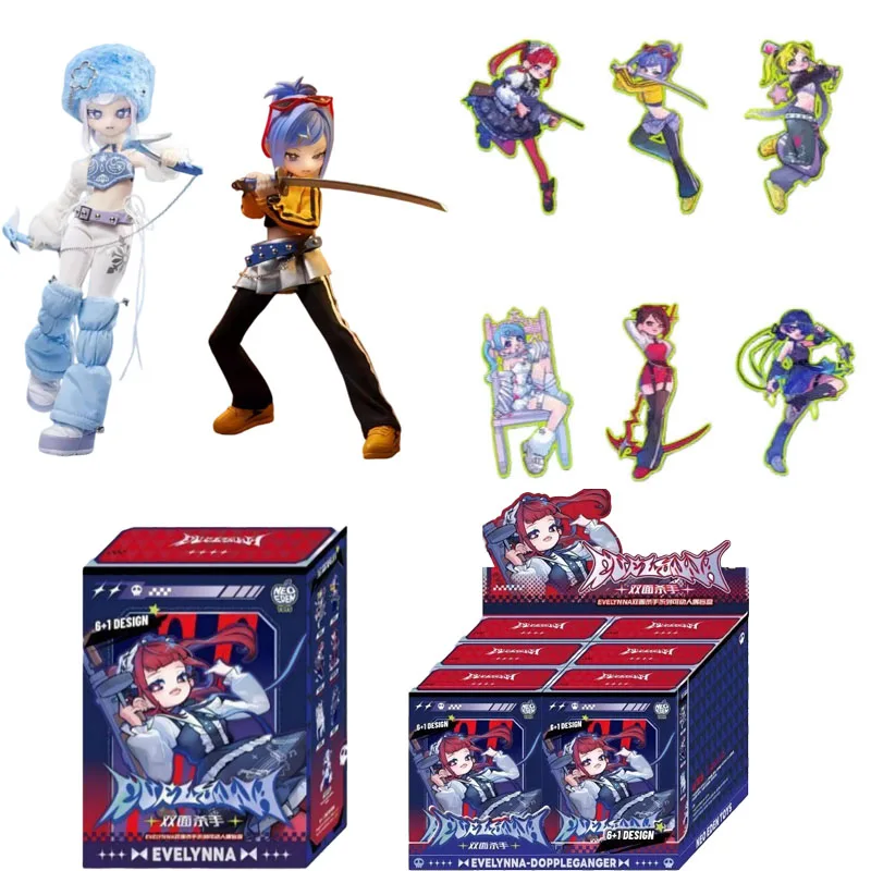 

Оригинальная коллекционная фигурка Eve Lynna из серии Double-Faced Killer, MJD Blind Box, совместная мобильная фигурка, модель-игрушка, сюрприз-украшение, подарок