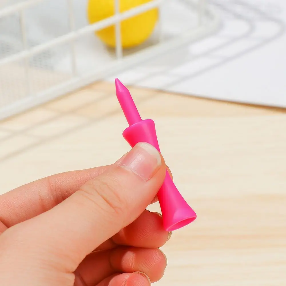 20Pcs Golf Tees Colorful Plastic Golf Tee Step Down Golf Ball Holder Golf Accecories For Golfer Gift 31/37/43/51/57/70mm