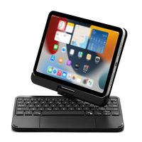 8.3 Inch Magic Keyboard Case For iPad Mini 6 with Touch Magnetic Cover Backlight Foldable 360 Rotatable Bluetooth Keyboard