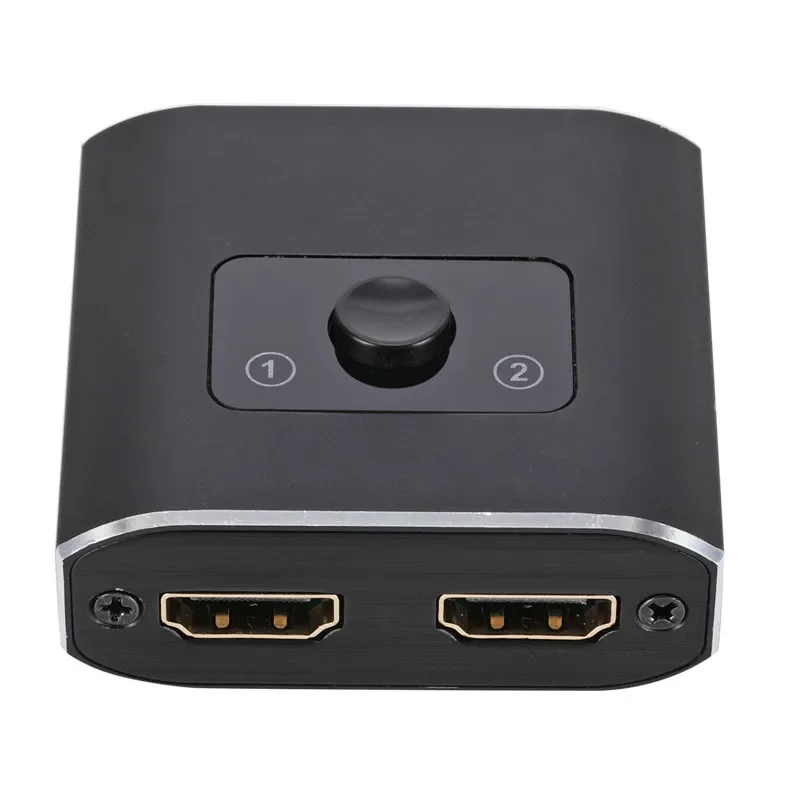 Dual Monitor Splitter 2-Port Multi Monitor Adapter 4k/8k Splitter für Dual Monitore Duplikat/Spiegel Full HD Verstärker Konverter