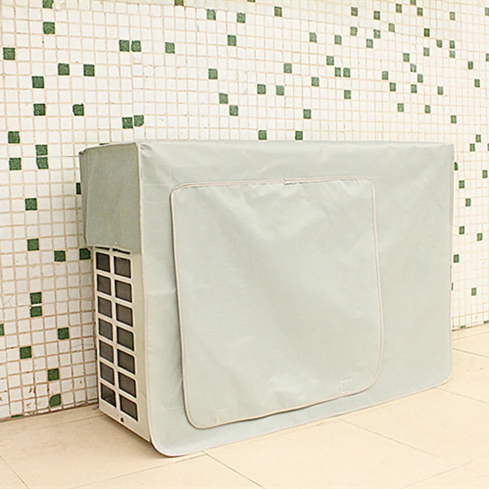 

Outdoor Air Conditioner Unit Cover 78x55x28cm Silver Grey Waterproof Dust Sun Protection Conditioning Covers