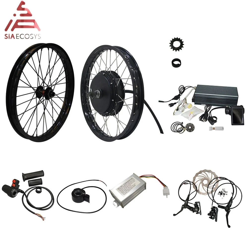 Hot Sale QS Motor Wheel 3000W QS 205 V3 V3I 50H Electric Spoke Hub Motor Conversion Kit for High Power Electric Vehicle