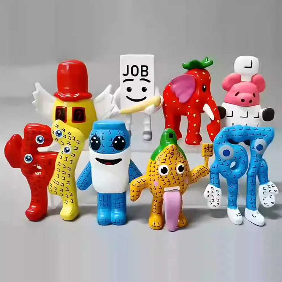 Anime STEAL A BRAINROT Shark Figura n. 9 House No.67 Doll Simpatici giocattoli Film Animali Giocattolo Ventole Gioco Compleanno per Halloween Regalo per bambini