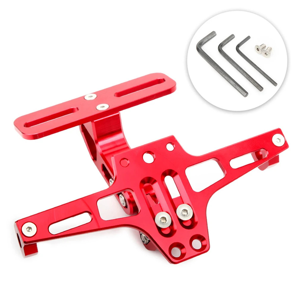 

License Plate Frame Rear License Plate Motorcycle License Plate Frame Easy Installation Process Aluminum Alloy Material