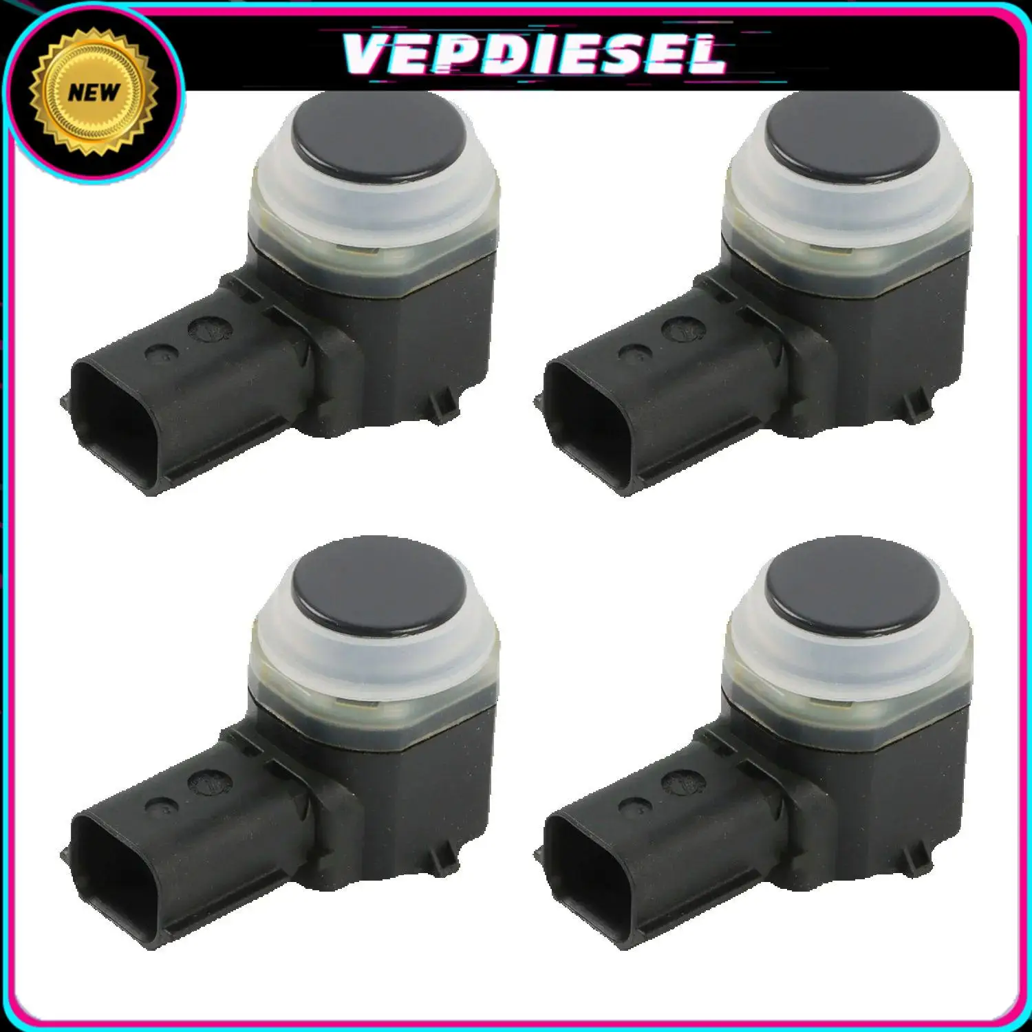 

4x Park Assist Sensor 5MK60TZZAC FOR Chrysler 300 2017-2021 Parking Aid Car Accessories