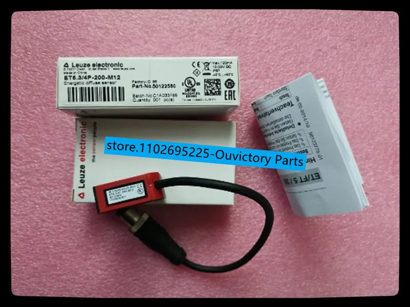 

ET5.3/4P-200-M12 New original LEUZE photoelectric sensor