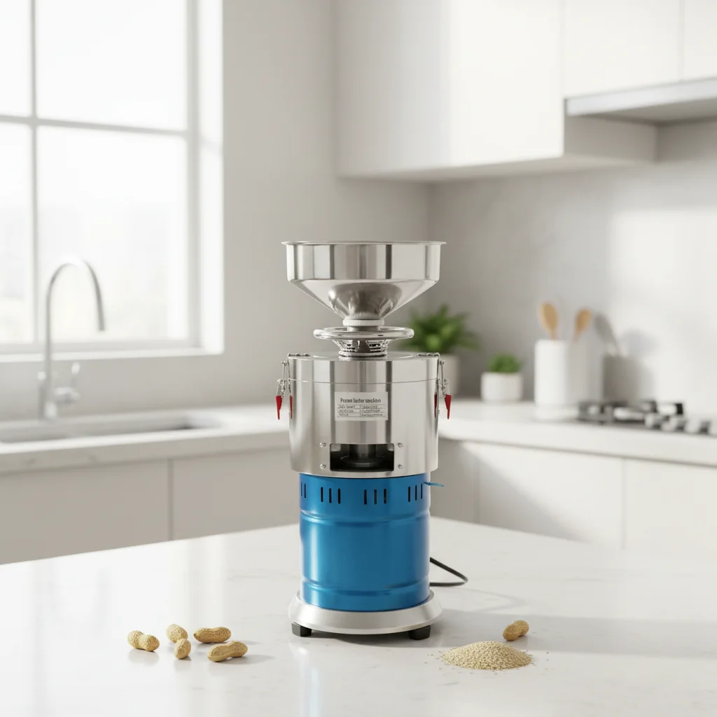 35kg/h Durable Sesame Sauce Machine Stainless Steel Tahini Grinder Motor Core Commercial Use For Bakery & Seasoning Plant