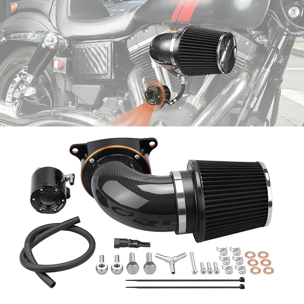 High-Flow Air Cleaner Kit For Harley Softail Breakout Heritage Slim Fat Boy 2013–2015 Road King Road Glide 2002–2007