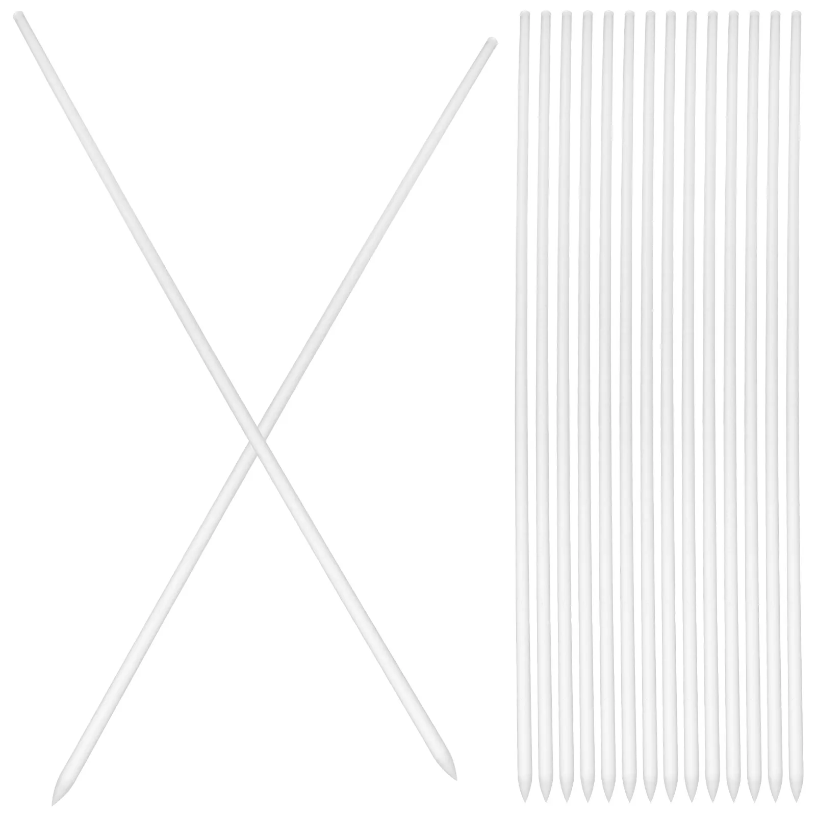 

16pcs Plant Support Stakes Transparent Acrylic 15 6 Inch Garden Vines Flowers Single Stem Trellis Bracket Pot Decor Accessories