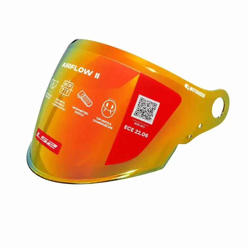 OF616 Helmet Visor for LS2 OF616 AIRFLOW II Helmet Visor Windshield Lens Helmet Accessories Viceras Para Casco Anti-UV