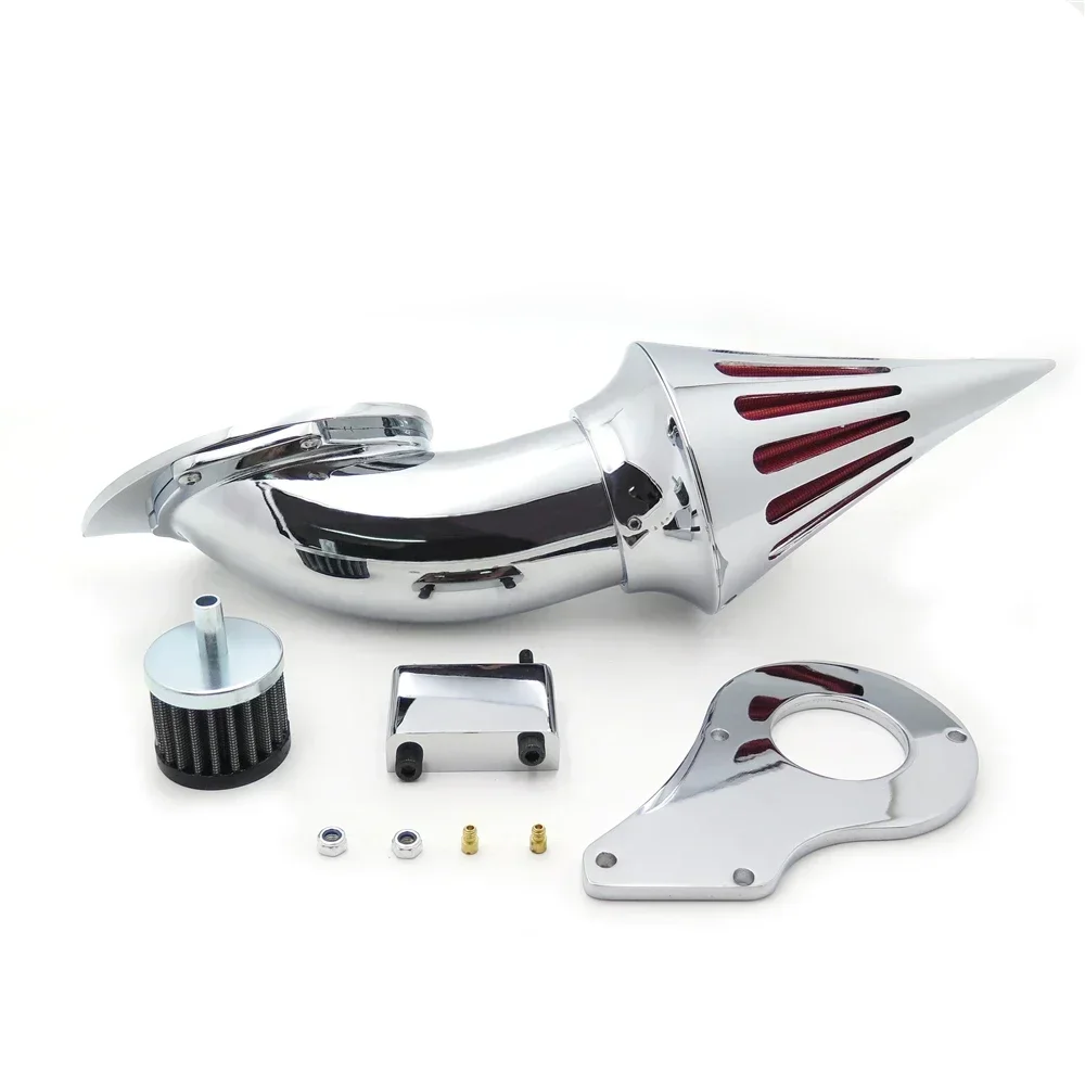 Billet Aluminum Air Cleaner Kits Intake Filter Spike for Honda Shadow 600 VLX600 1999 & UP Aftermarket Motorcycle Parts