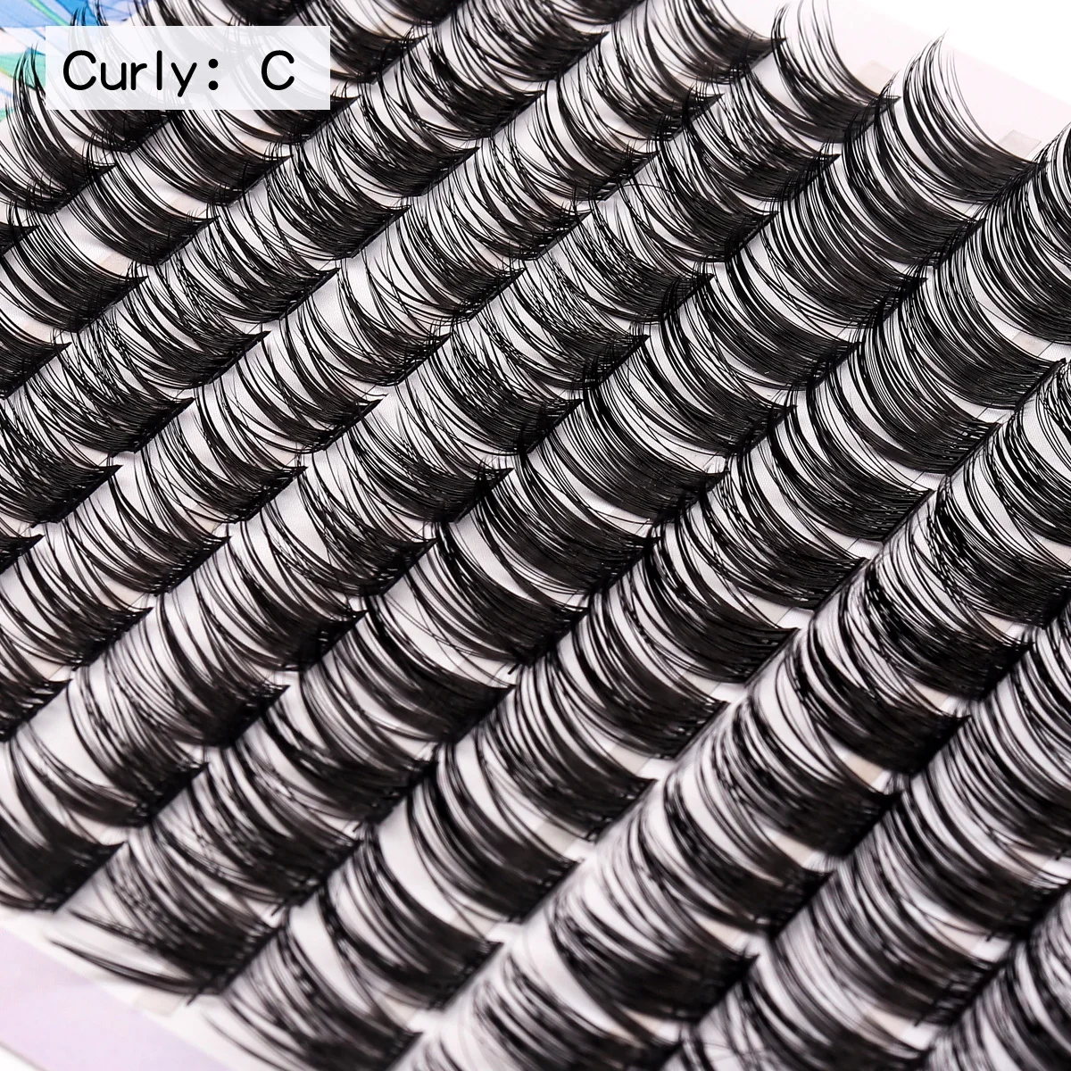 120pcs Clusters DIY Eyelash Extension False Eyeashes Volume Individual Wispy Fluffy Lash Clusters Lash Extension Kit for Makeup