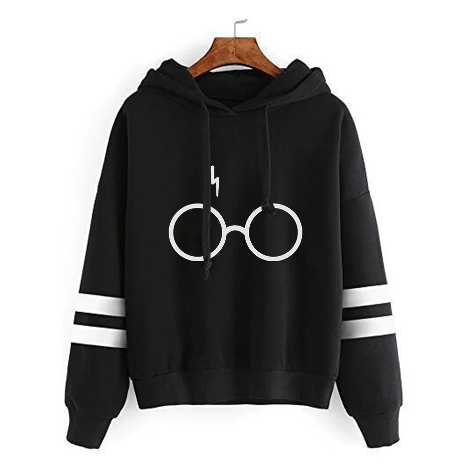 Brille gedruckt Sweatshirt Hoodies Frauen/Männer lässig Harajuku Hoodie Sweatshirts Mode Fleece Jacke Mantel Marke Kleidung