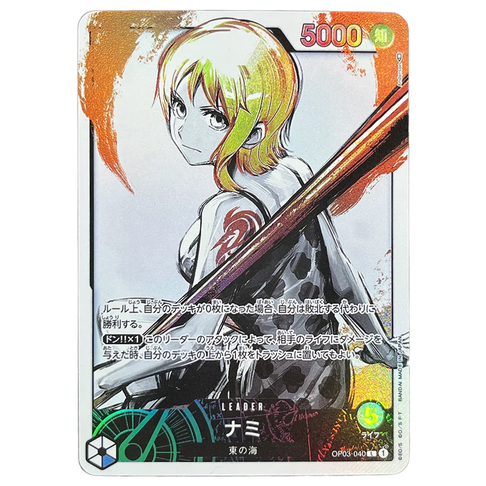 ONE PIECE Leader Card Proxy Japanese Charlotte Arlong Portgas D.Ace Issho Sanji Game Cards Foil Cards Game Collection OPCG PROXY