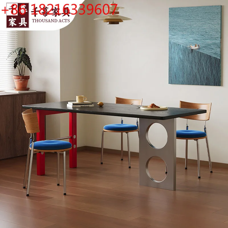 YAO high-end all-solid wood custom student home study living room office computer desk log
