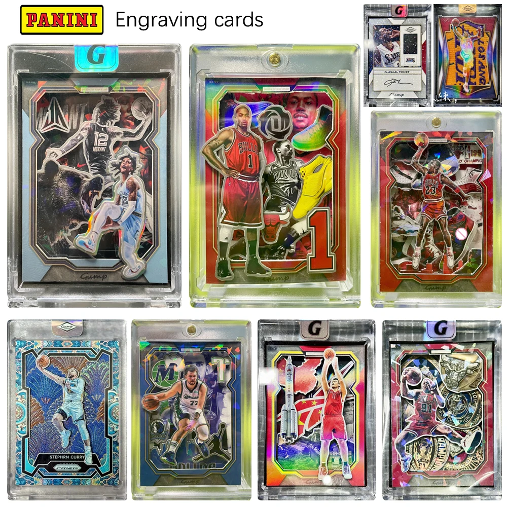 

PANINI ТОЛЬКО ручной работы ONE гравированные карты Doncic Curry Rodman Tatum Morant Kobe Iverson баскетбольная коллекция подарков на день рождения для мальчика