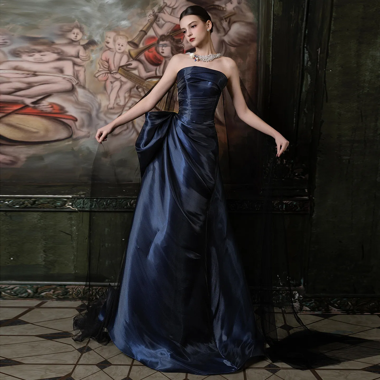 Elegant Navy Evenin…