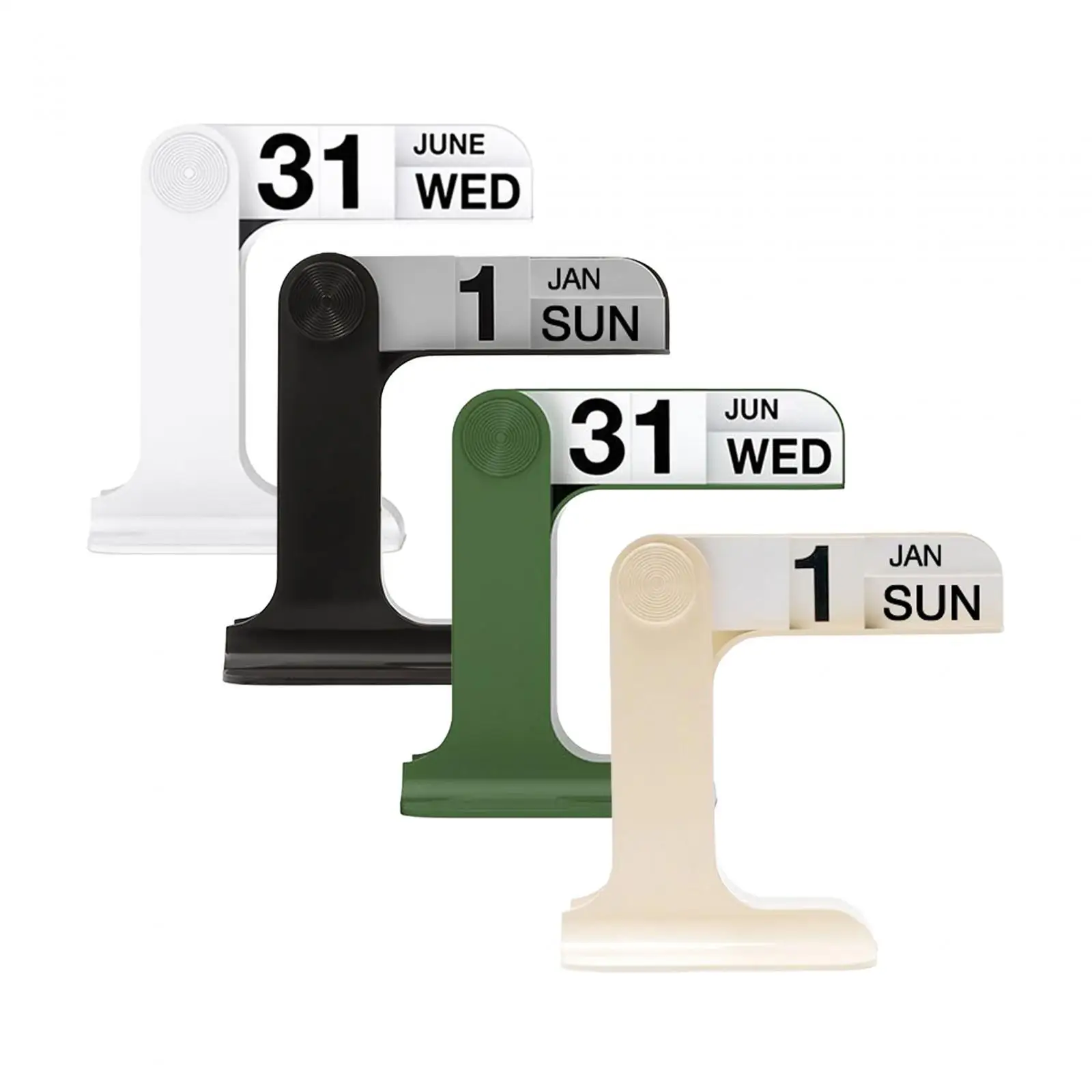 

Reusable Calendar for Desk, Monthly And Weekly Page Flip Design
