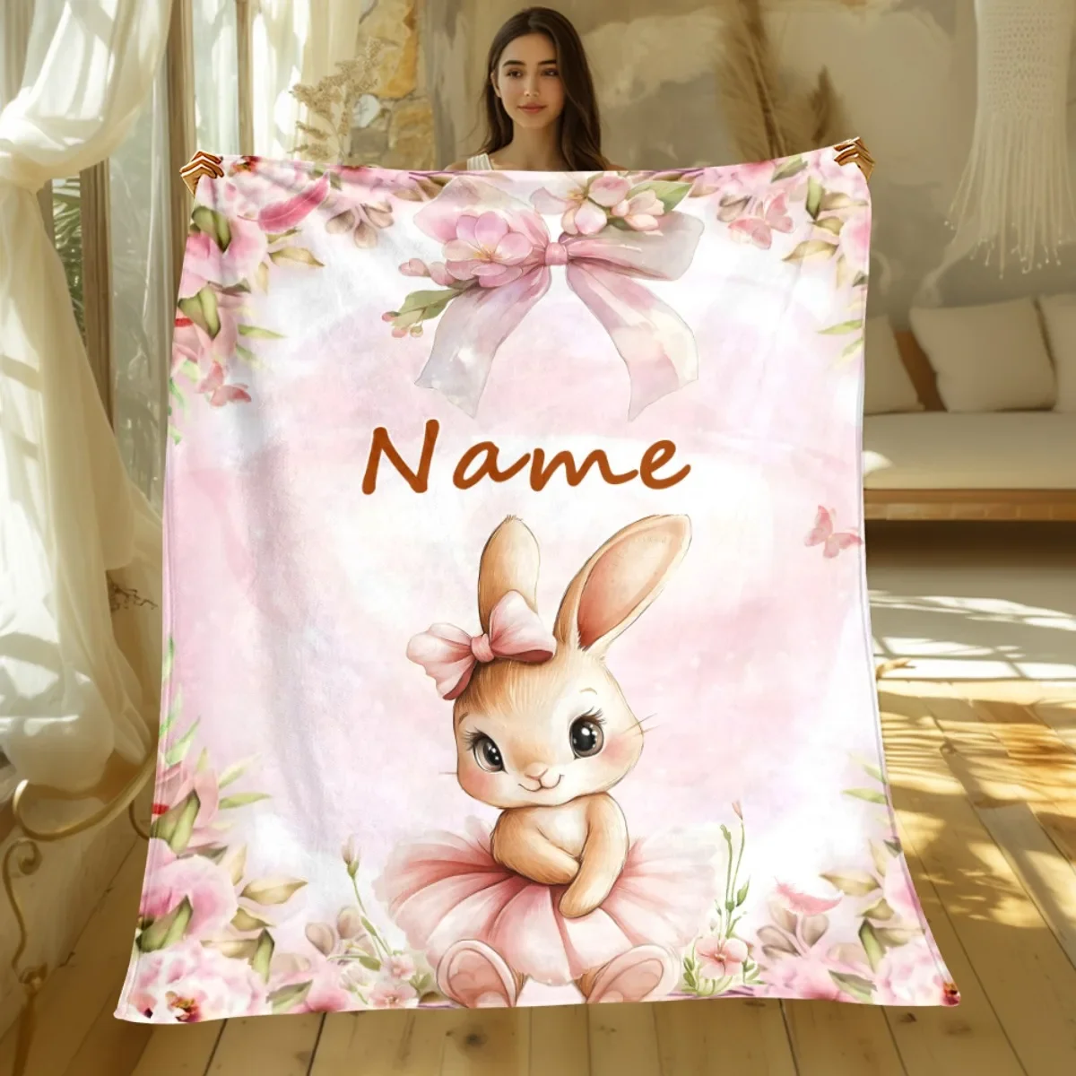 VIKAMA Easter Bunny Blanket wi - đánh giá và giá Baby Nursery Accessories