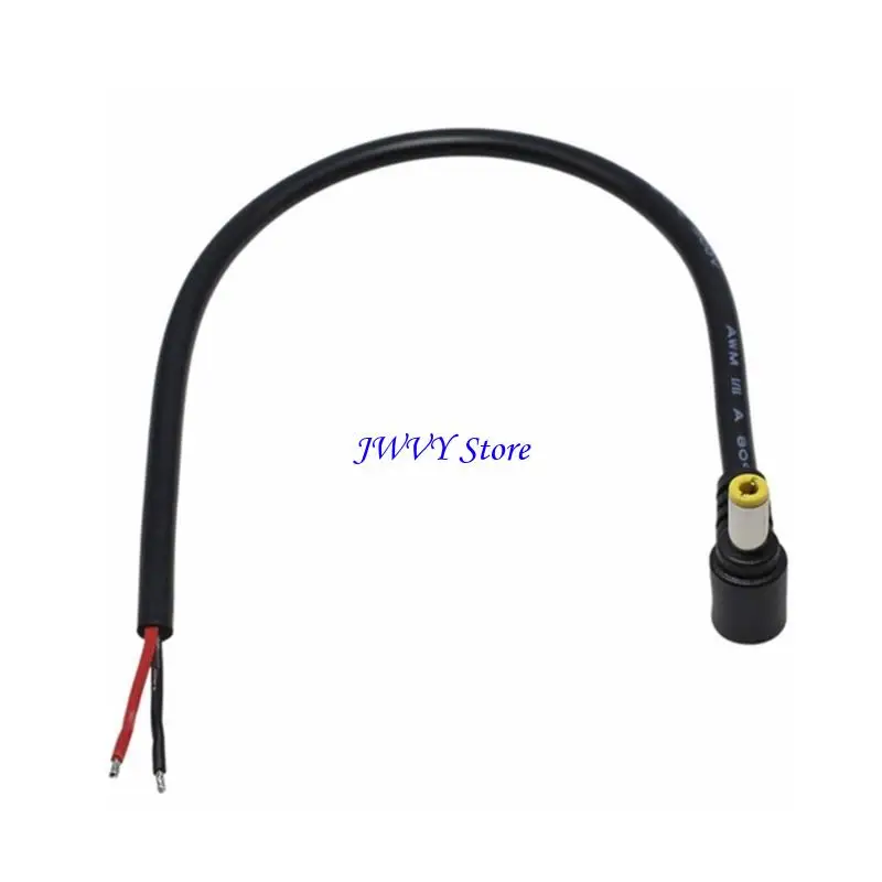

573A Power Pigtails Cable 5.5MM x 2.5MM Male Plug to Bare Wire Open End Cord