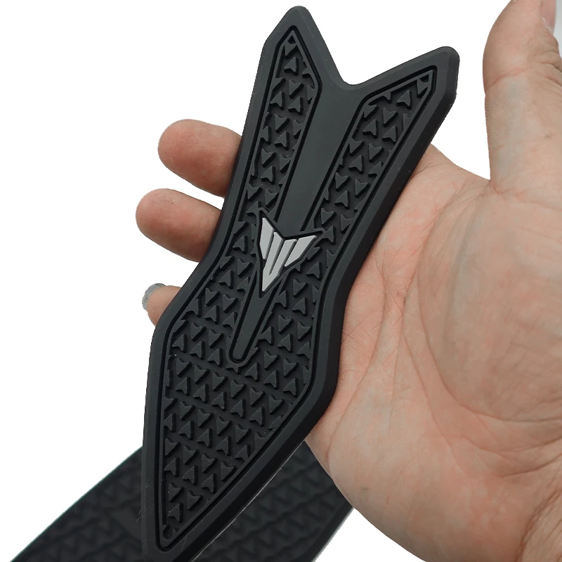 لياماها MT07 mt07 MT mt 07 2025 دراجة نارية عدم الانزلاق الجانب خزان الوقود وسادة مطاط مقاوم للمياه حامي ملصقات #3