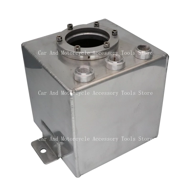 2L Car Auxiliary Fuel Tank Racing Drift Explosion-proof Backup All Aluminum Thickened Universal