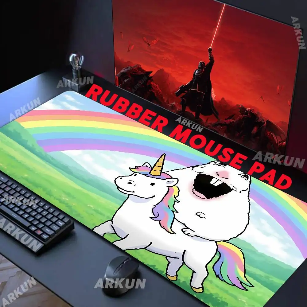 

Cute Fasshion Funny MEME Large Gaming Mouse Pad XXL 900X400 Gamer Computer Table Mat