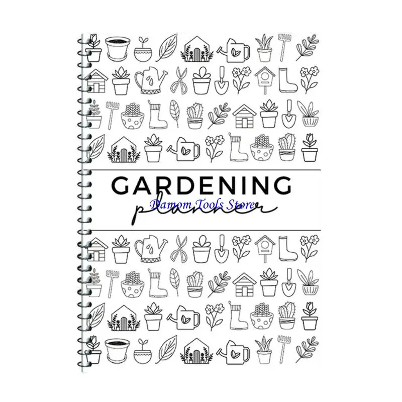 57be Hulten Garden Planner и Diary Book Sketchbook Daily Weekly Planner Notebbook