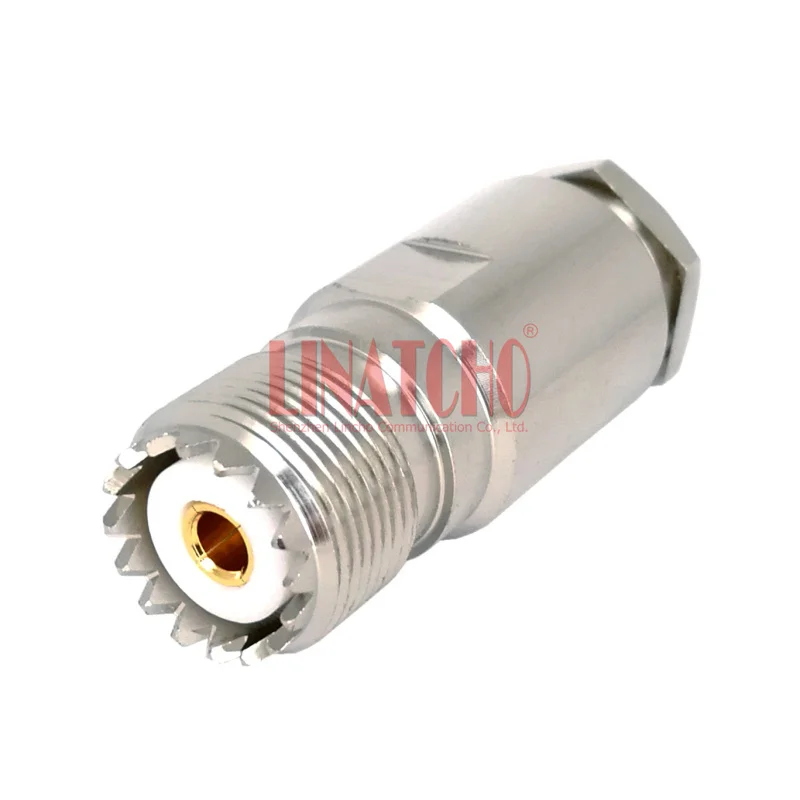 

Coaxial RF RG8 RG213 LMR400 7D-FB Cable UHF M SO239 Female Brass Twist Connector