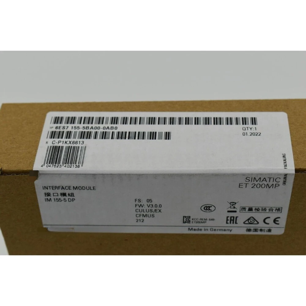 New  6ES7 155-5BA00-0AB0 6ES7155-5BA00-0AB0 SIMATIC ET 200MP