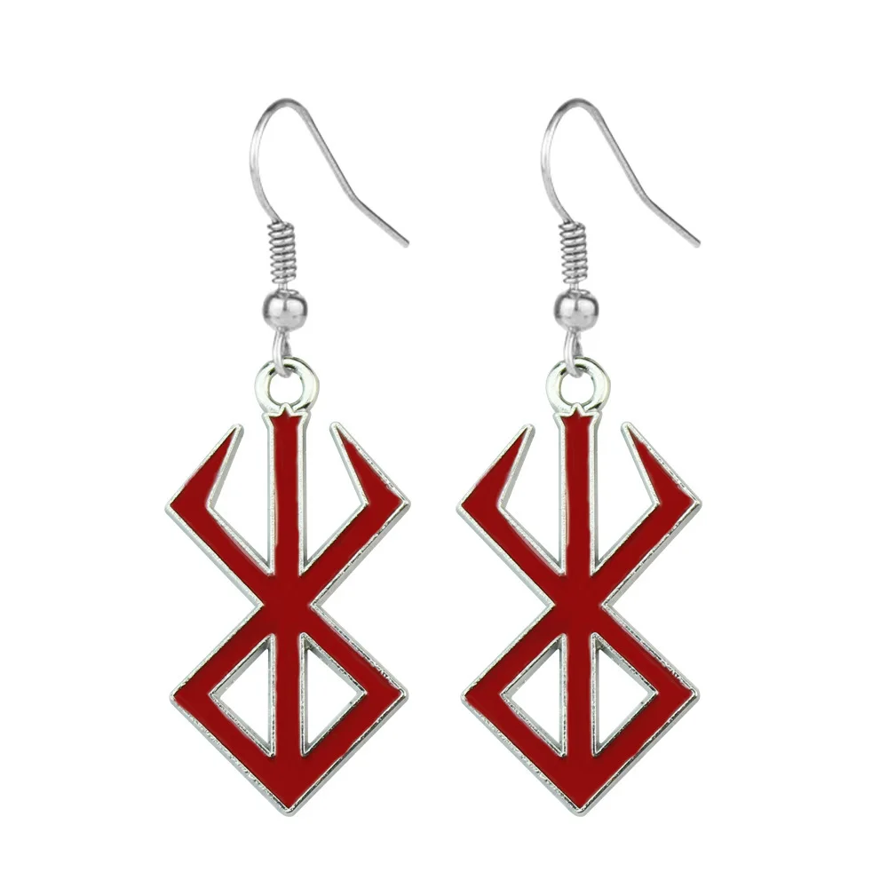 3PCS Anime Game Berserk Symbol Logo Necklace Trendy Sword Logo Pendants Cosplay Jewelry Decoration Necklace Props Gifts