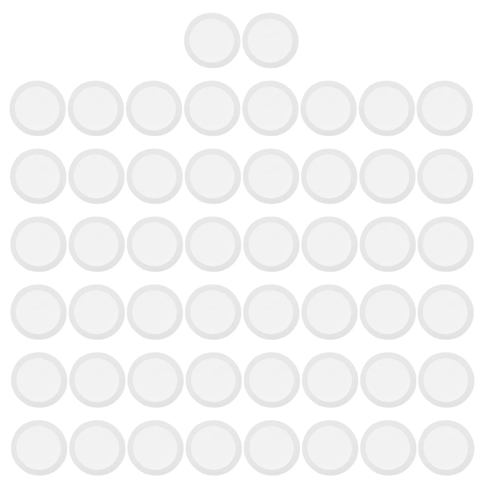 50 PCS Kazoo Flute Diaphragm Instruments Supplies Transparent Diaphragms Musical Parts Abs Accessories for Child Protectors