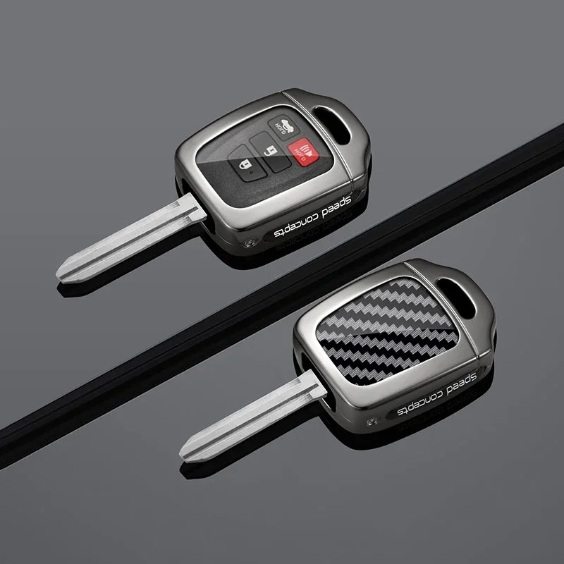 

Suitable Zinc Alloy Carbon Fiber for Toyota Corolla Camry Tundra Pruis Highlander RAV4 Tacoma Vios Protector Keychain Accessory