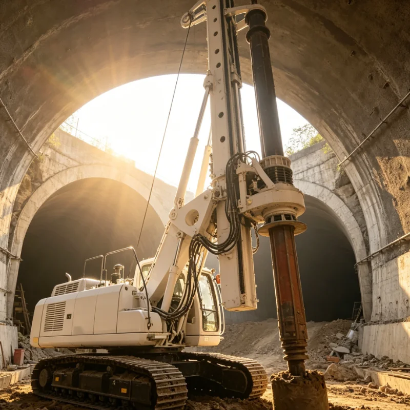 Customized Rotary Drilling Rig Earth Auger Hydraulic Pile Driver Concrete Hole Digger for Construction Site