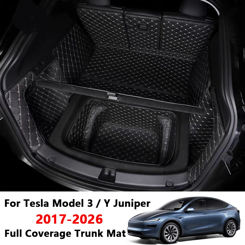 

Коврик для багажника и салона Tesla Model Y Juniper 3 Highland, полноразмерный, защита от грязи, для переднего и заднего сидений, на спинки сидений