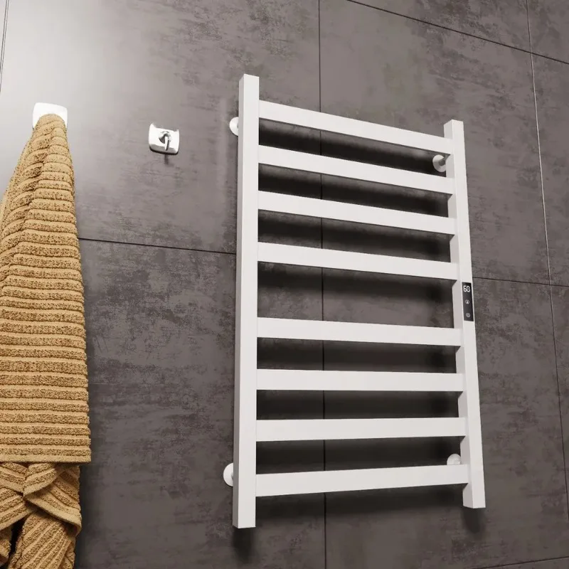 Space Aluminum Towel Warmer Smart Bathroom Heating Dryer Rapid Bath Towel Drying Rack Home Hygienic Storage Shelf Warmer System
