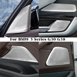 Car Audio Speaker Cover Trim Door Loudspeaker Stereo Cover Trim Car Accessories Interior For BMW 5 Series G30 G38 2018-2022