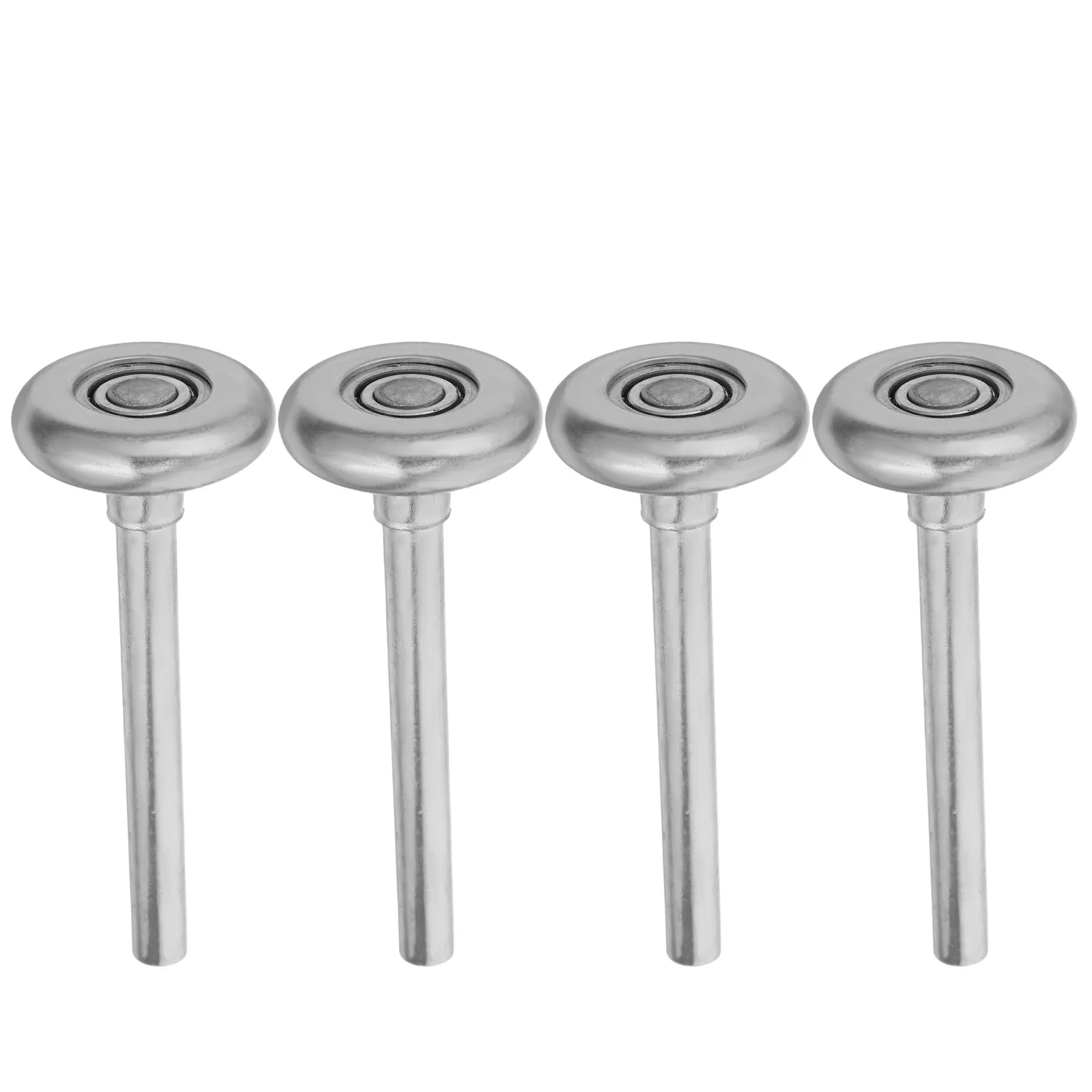 

4PCS Heavy Duty Garage Door Roller Sets Smooth Sliding Bearing Wheel Hardware Kit Iron Universa Pulley Replacement For Garage