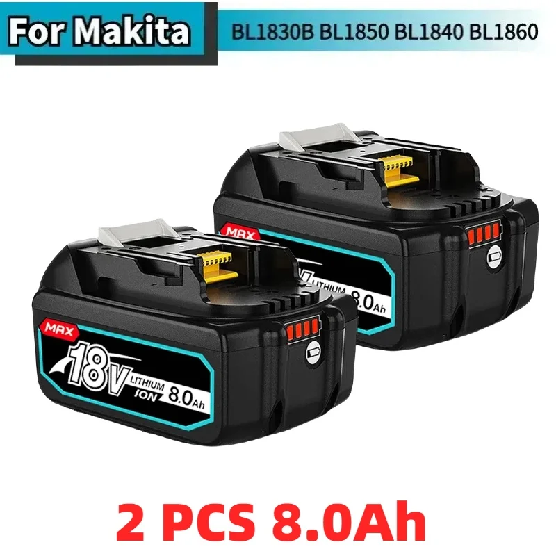 

2024 Upgraded 18V Original for Makita BL1860 BL1850B BL1850 BL1840 BL1830 BL1820 BL1815 LXT-400 Replacement Lithium Battery