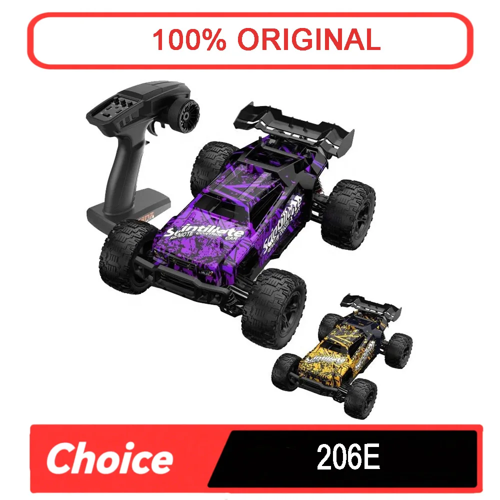 

206E 1:10 50-60Km/H Remote Control Off Road Vehicle 2.4G Four Wheel Drive Shock Absorber Monster Truck for Kids Adults