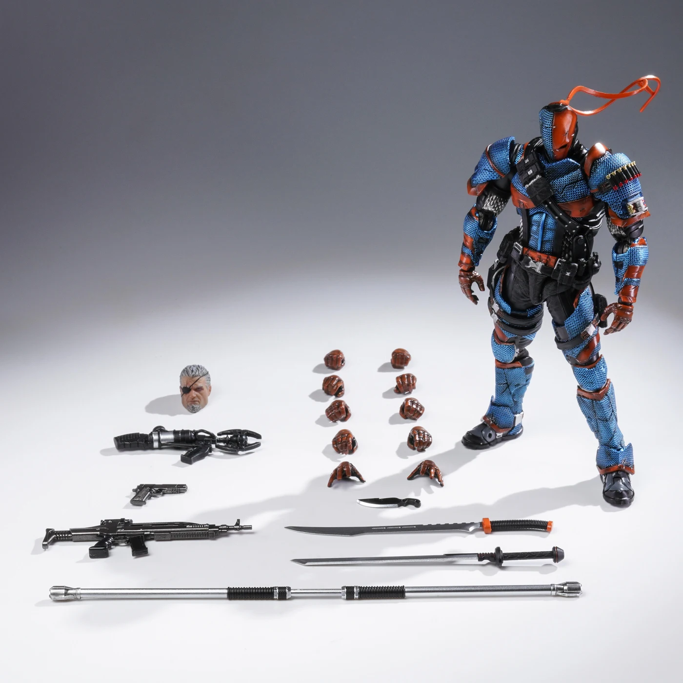 UPFinegures Deathstroke Actionfiguren Dc Original Lpzz Toys 1/12 Slade Wilson Beweglicher Batman Sammlermodell Figur Spielzeug