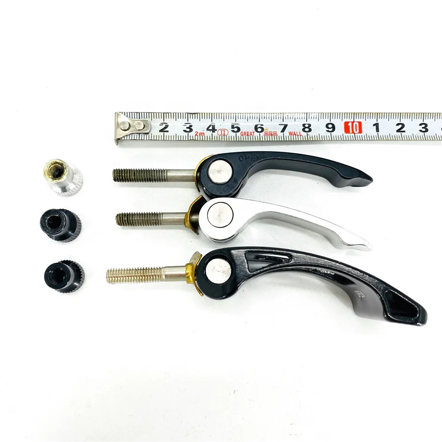 Folding Bike Stem Quick Release Lever Aluminum Alloy Handlebar Quick Release Fixing Lever Folding Electric Bicycle Parts