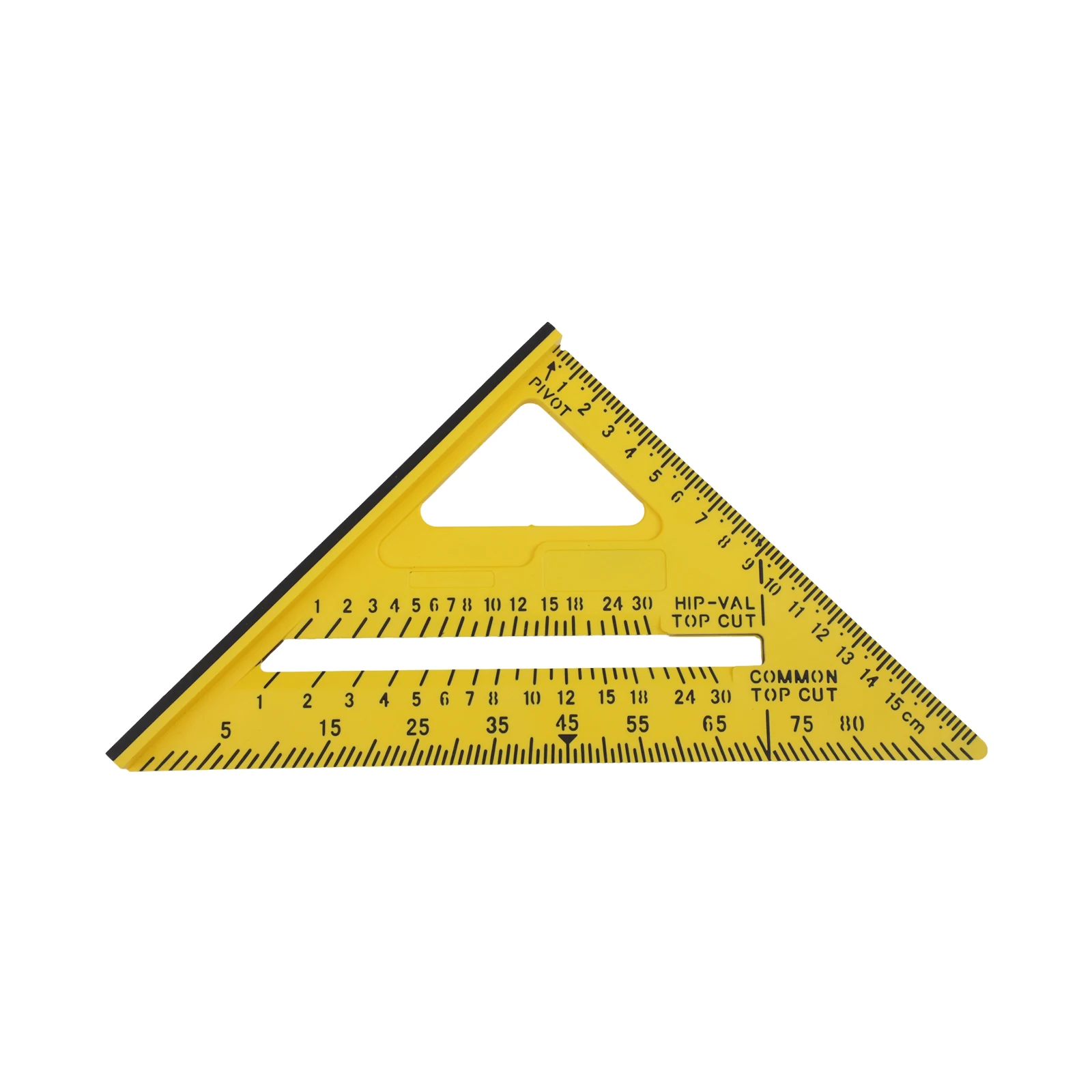Exquisite Craftsmanship Measuring Tool 12 Inch Carpentry Triangle Ruler Sturdy Base Design Versatile Carpentry Tool