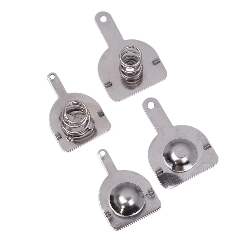 10 قطعة 16*16 مللي متر 18.5*16.5 مللي متر الربيع ورقة الاتصال صندوق البطارية الإيجابية والسلبية واحدة ثنائي القطب 18650 ورقة البطارية