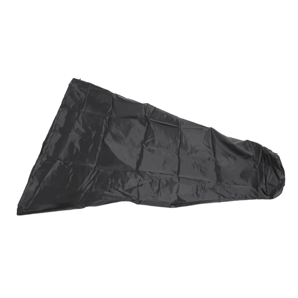 Full Protection Oxford Cloth Fire Pit Cover Grid Black Grill Cover Waterproof Protective Cover Patio